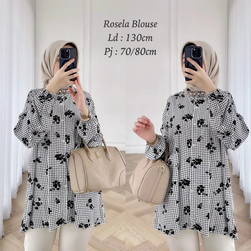 OVERSIZE BLOUSE MOTIF - ATASAN RAYON FULL KANCING JUMBO / KEMEJA  RAYON MOTIF KEKINIAN 2022
