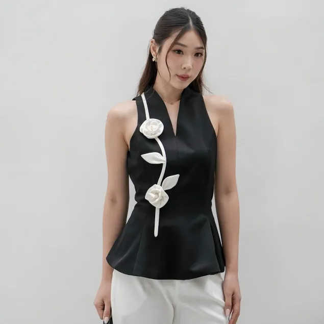 [Tavia] Peony Top / Atasan Wanita / Blouse Wanita