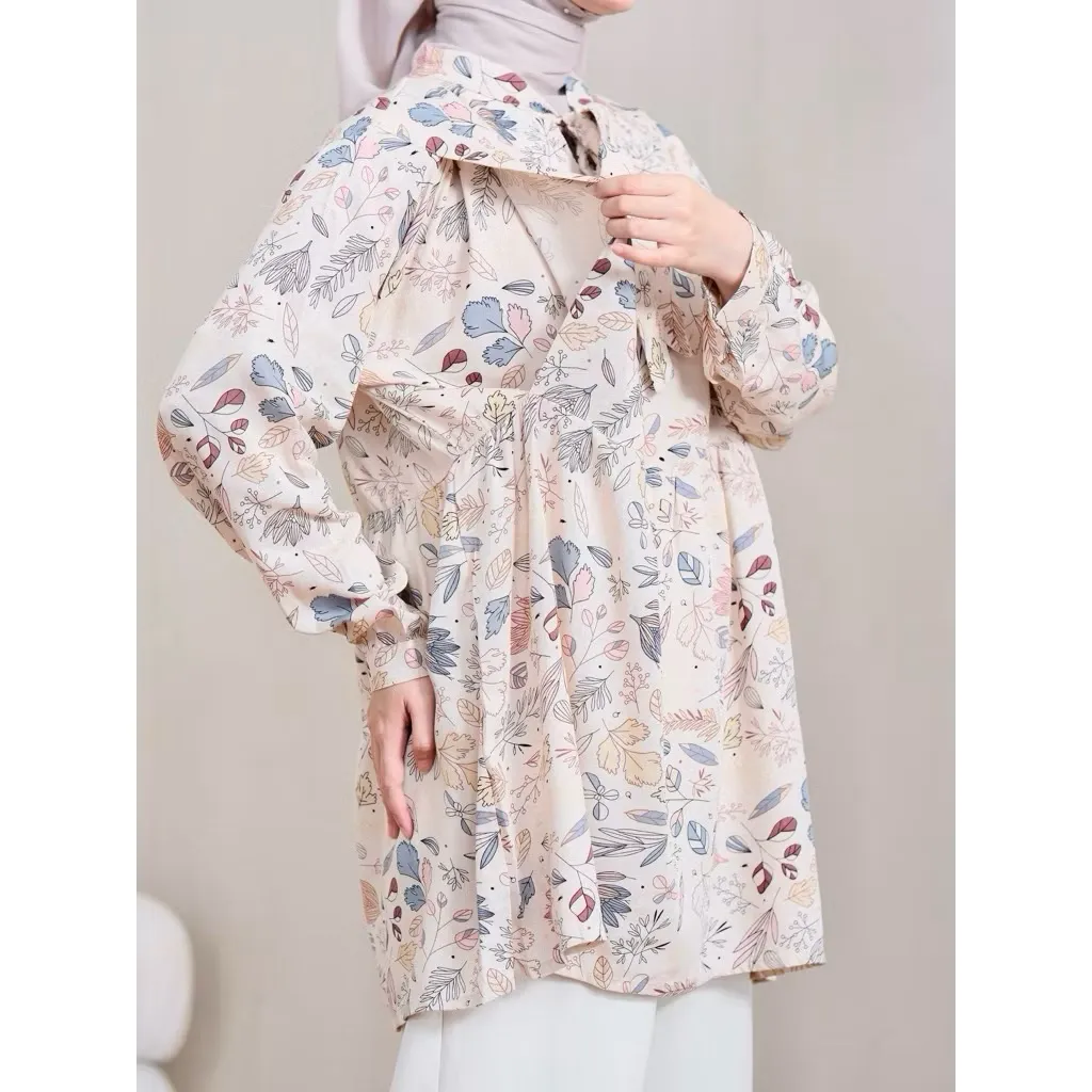 MOMMY SHABBY • BAJU MENYUSUI • Elia Blouse baju menyusui bukaan samping By Mommy Shabby Nursing Wear• Baju menyusui rayon premium murah cantik kekinian modern baju busui bukaan samping kanan kiri kanan kado hadiah ibu menyusui busui lahiran melahirkan