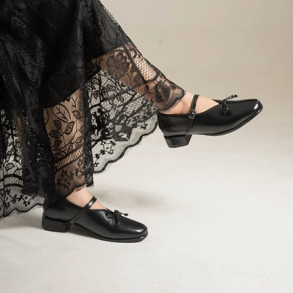 Dianable - Rachel Vamp Shoes Wanita (Black - Teracota - Navy - Olive - Maroon)