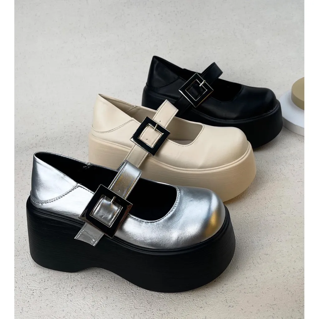 8692 sepatu wedges wanita platform kekinian cewek model terbaru best seller ringan korean style