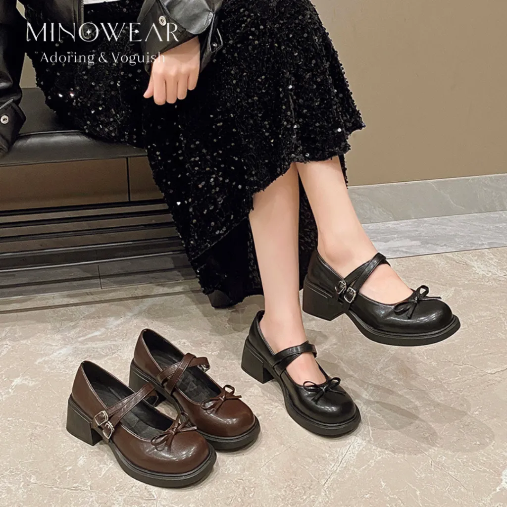 Minowear Lullaby Shoes - Sepatu Flatform Wanita Modis
