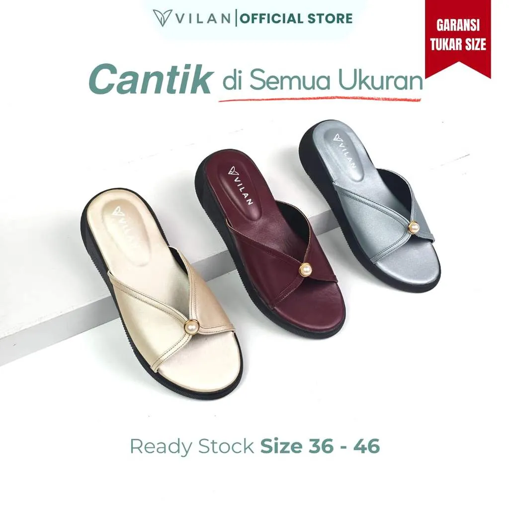 VILAN Vivi sendal wanita premium hak 4cm platform