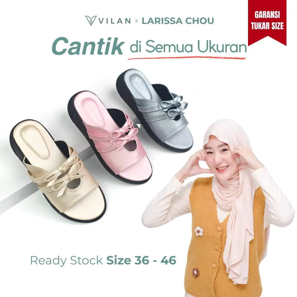 VILAN Dira sendal wanita premium hak 4cm platform