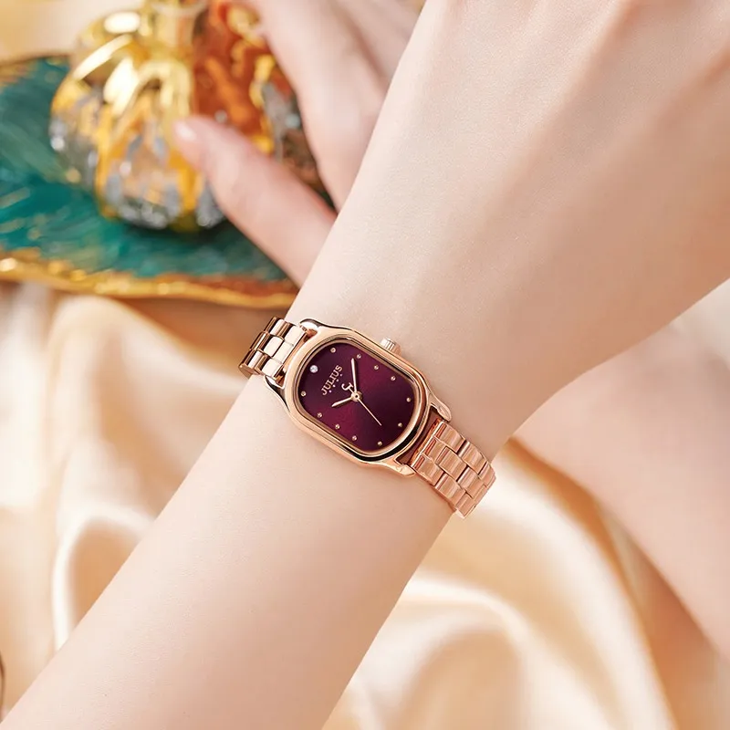 Julius Official Store Jam Tangan Wanita Klasik Tahan Air JA-1331