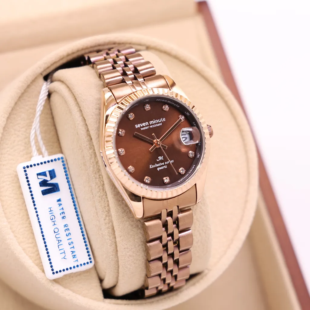 SEVEN MINUTE EXCLUSIVE SERIES 7 Jam tangan wanita original tahan air cewek watch tanggal water resistant