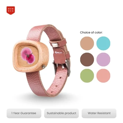 Woodka Kelir Maple Collection | Jam tangan kayu unik wanita