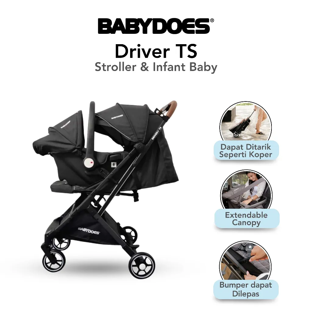 BABYDOES DRIVER+ TS stroller