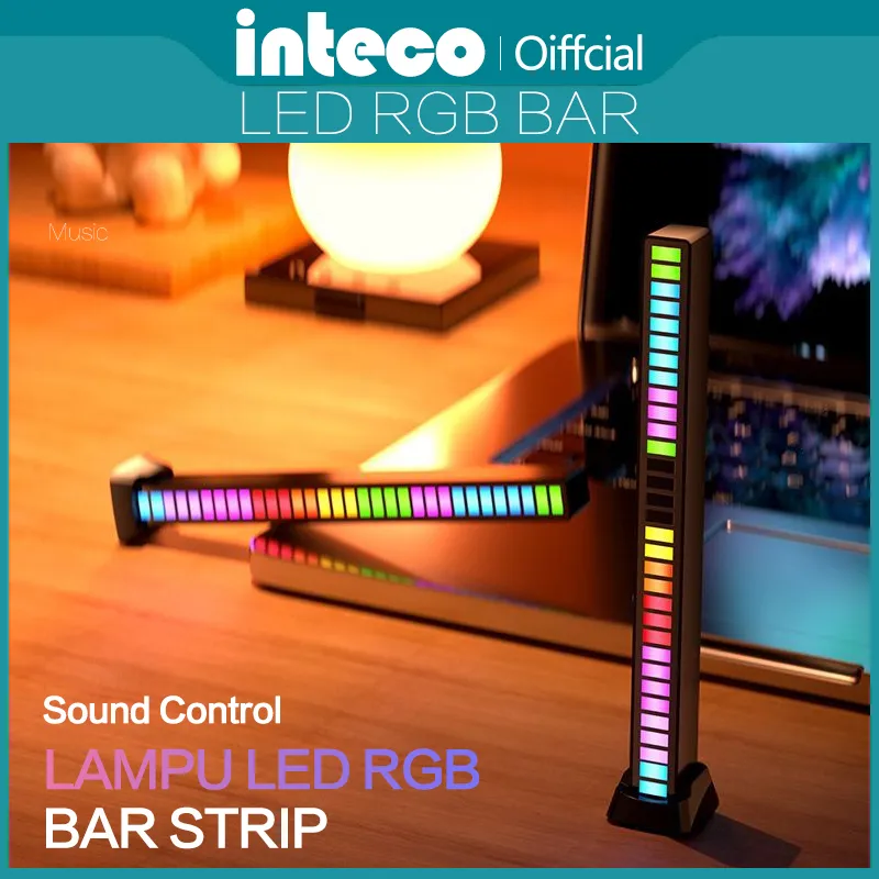 Lampu LED RGB Bar Strip Spectrum Audio Indicator Music Sound Control Harga Per 1 Pcs
