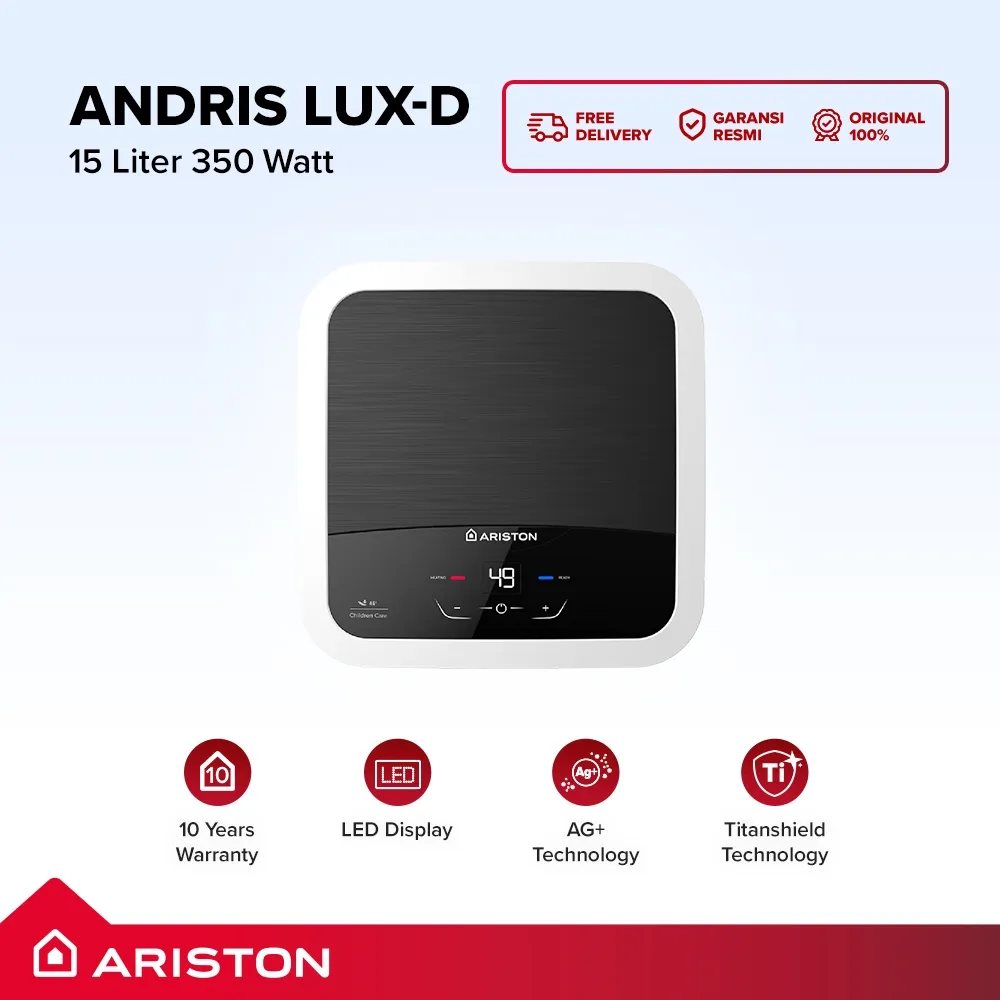 Ariston Water Heater Andris2 LUX-D 15 Liter 350 Watt
