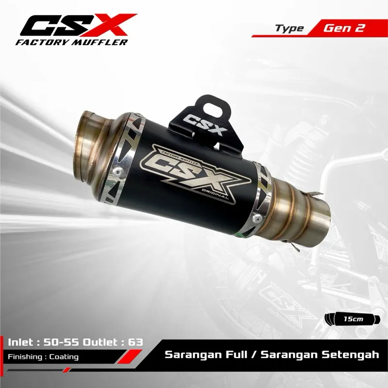 SLINSER by CSX FACTORY MUFFLER type GEN 2
