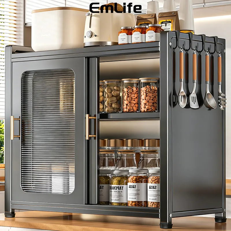 Rak Dapur Rak Bumbu Dapur Rak Kabinet Dapur Rak Penyimpanan Serbaguna