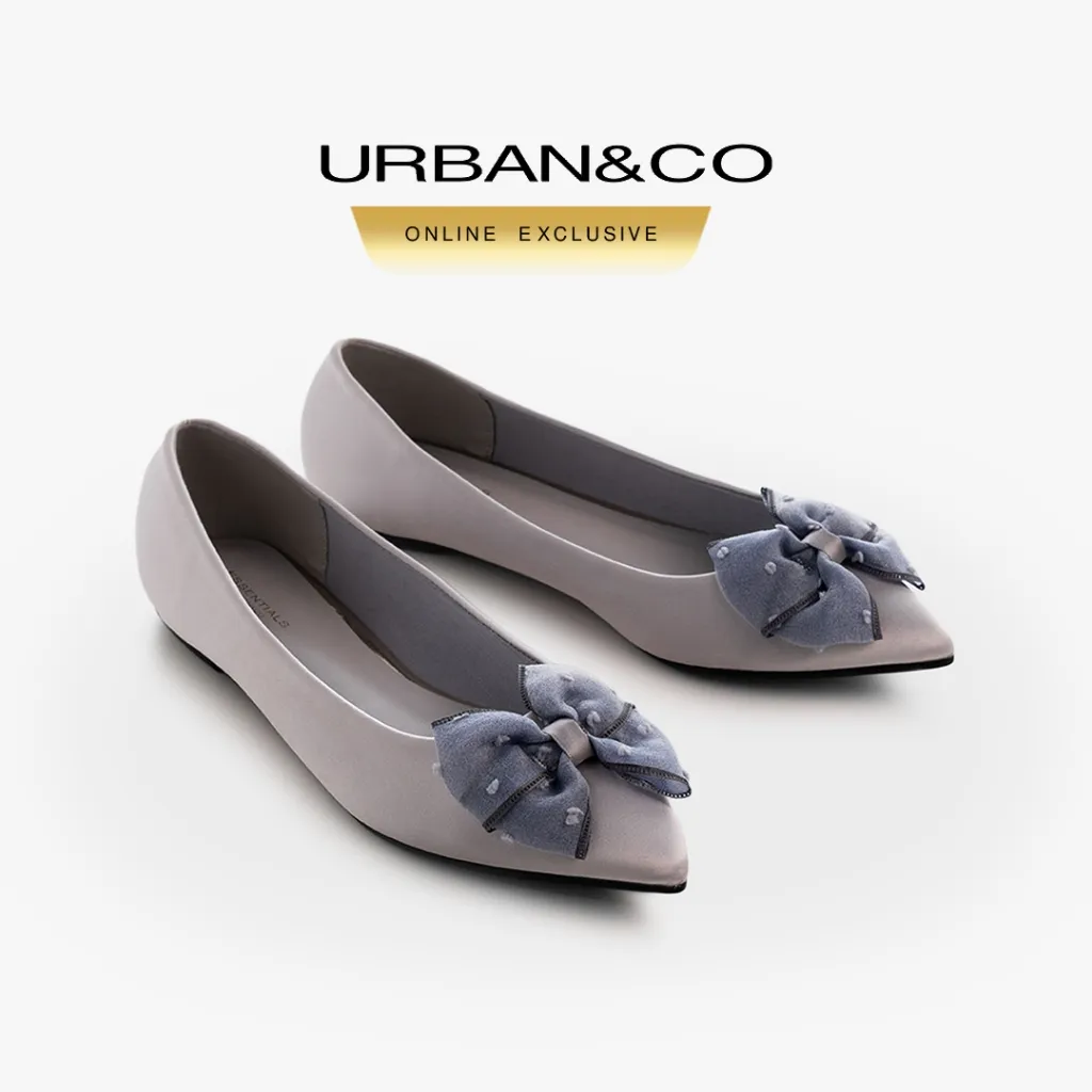 URBAN&CO Haruna Essentials Flatshoes Sepatu Kerja Slip On Wanita Kekinian