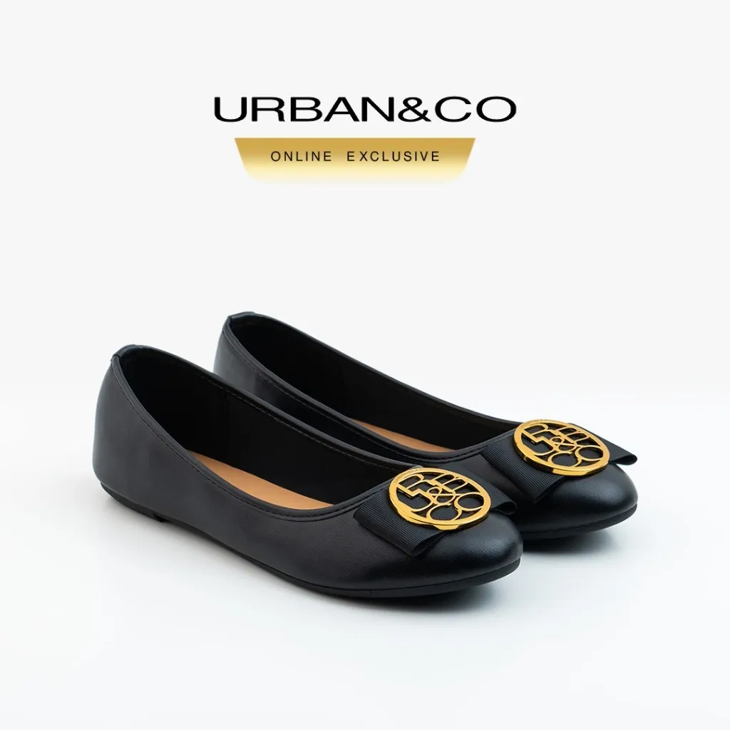 URBAN&CO Mura Flatshoes Wanita – Sepatu Kerja Kantor Best Seller Nyaman