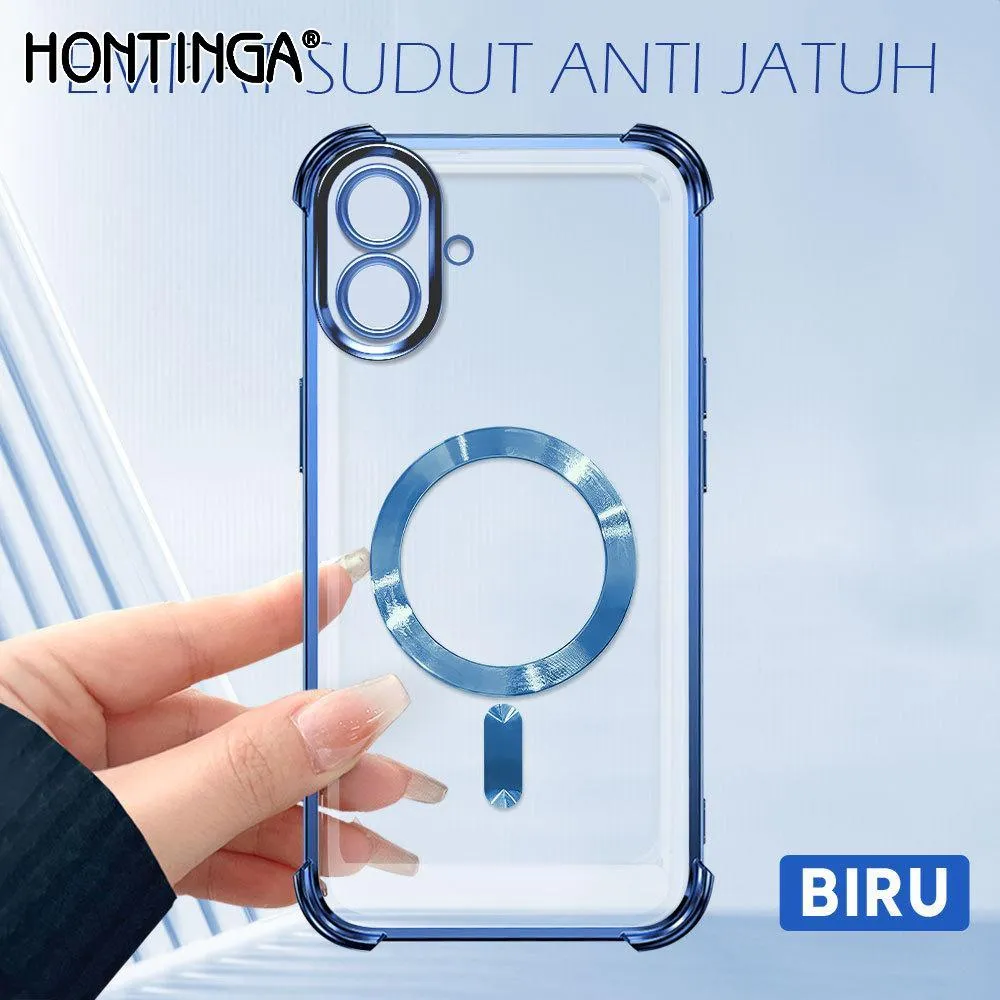 Hontinga Casing Hp Untuk For Compitable With Samsung Galaxy A07 4G Anti Jatuh Dengan Kantung Udara Phone Case Softcase FS LOGO 2289 Cesing Kesing