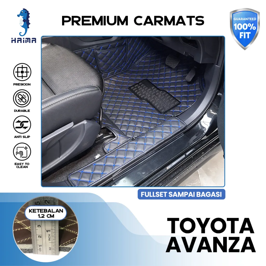 Karpet Mobil Haima Toyota Avanza (Toyota Veloz dan Daihatsu Xenia) Facelift Tahun 2022-2025 Fullset