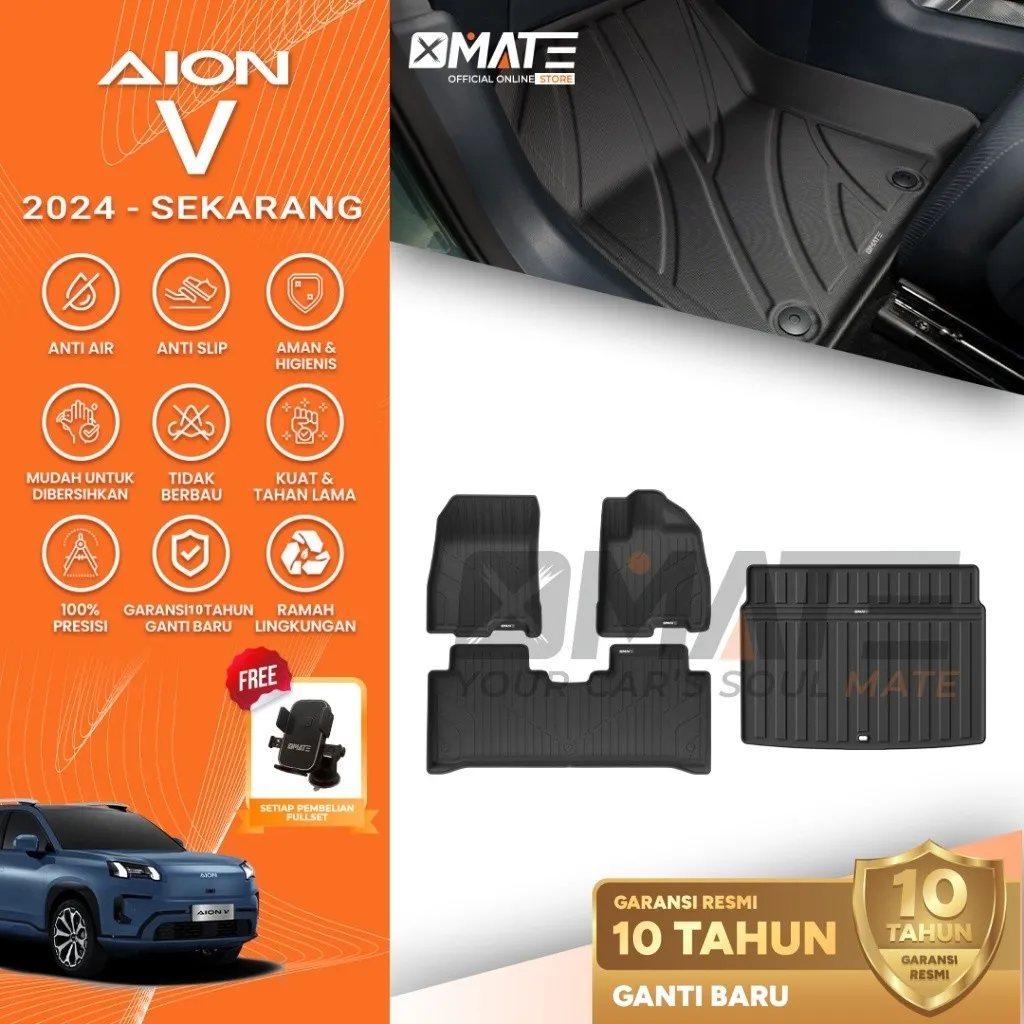 Xmate Karpet Mobil Aion V 2024-Sekarang Bahan TPE XPE