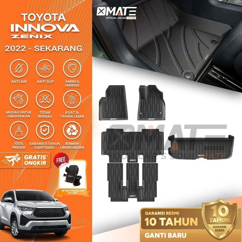 Xmate Karpet Mobil Innova Zenix 2022-Sekarang Bahan XPE+TPE