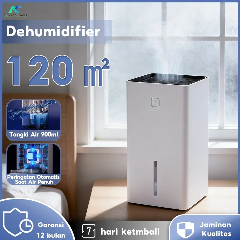 TIXX Dehumidifier kamar Tangki Air 900ml  air purifier dehumidifier ruangan
