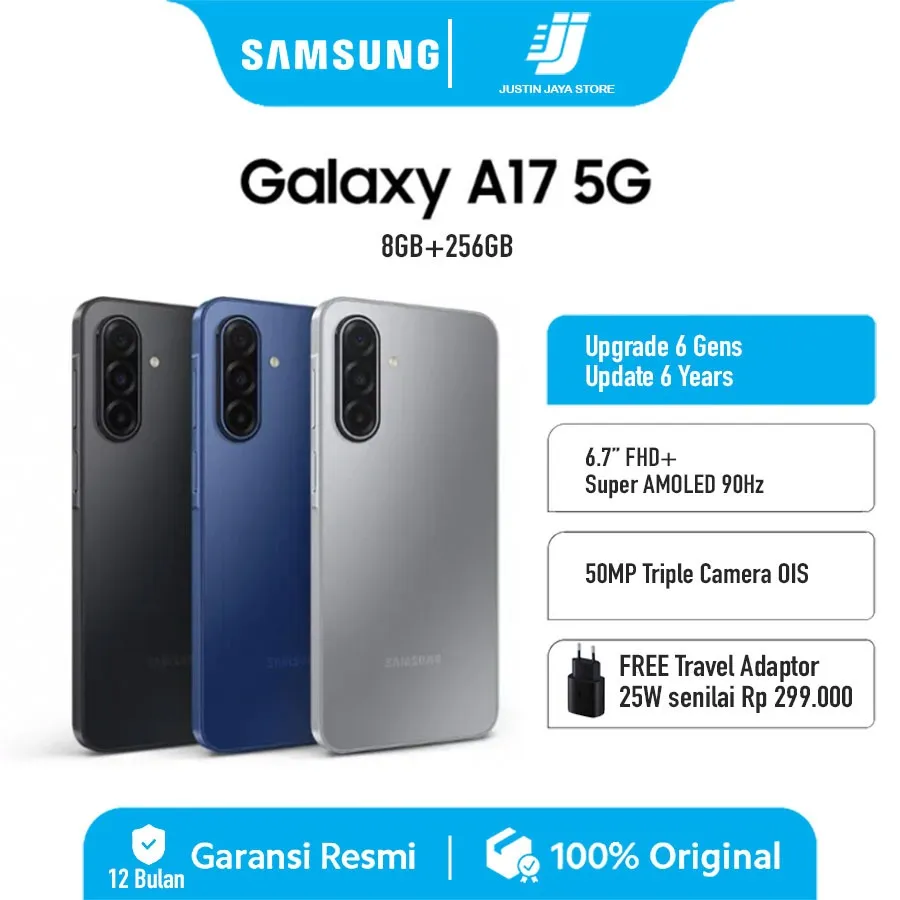 Samsung Galaxy A17 5G [8/256GB] A17 4G [8/256GB] [8/128GB] Garansi Resmi Samsung 1 Tahun