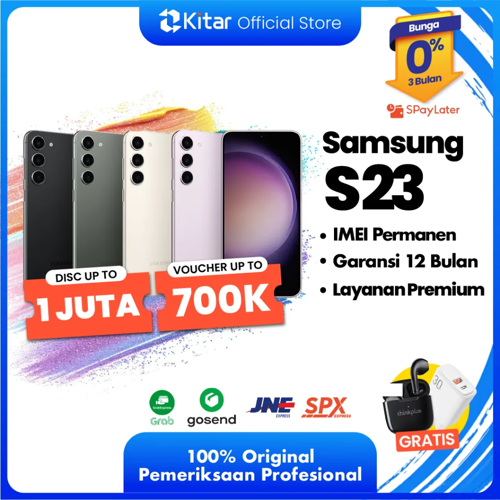 Samsung S23 Second Resmi ex SEIN BC Beacukai IMEI Permanen 100% Original FULLSET 128GB 256GB 512GB