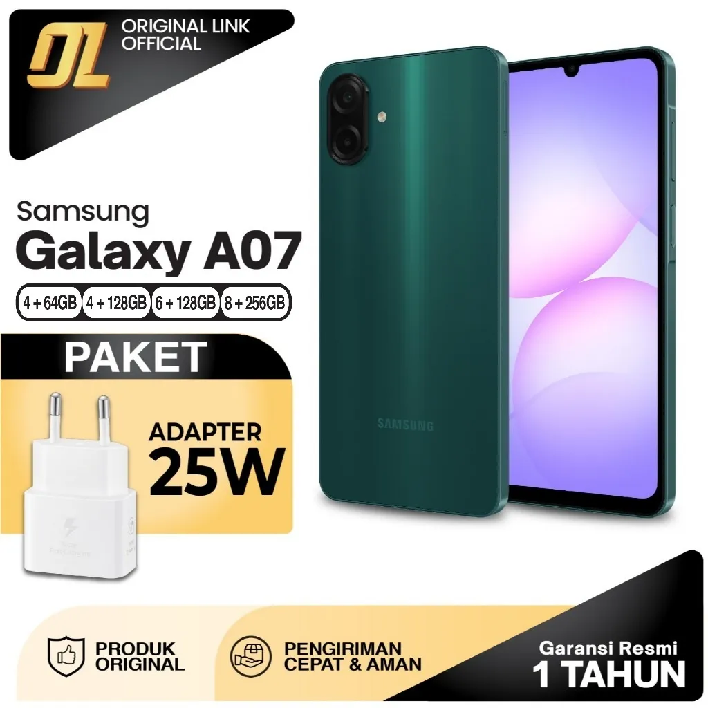 Samsung Galaxy A07 4/64 4/128 6/128 8/256 GB Smartphone Original