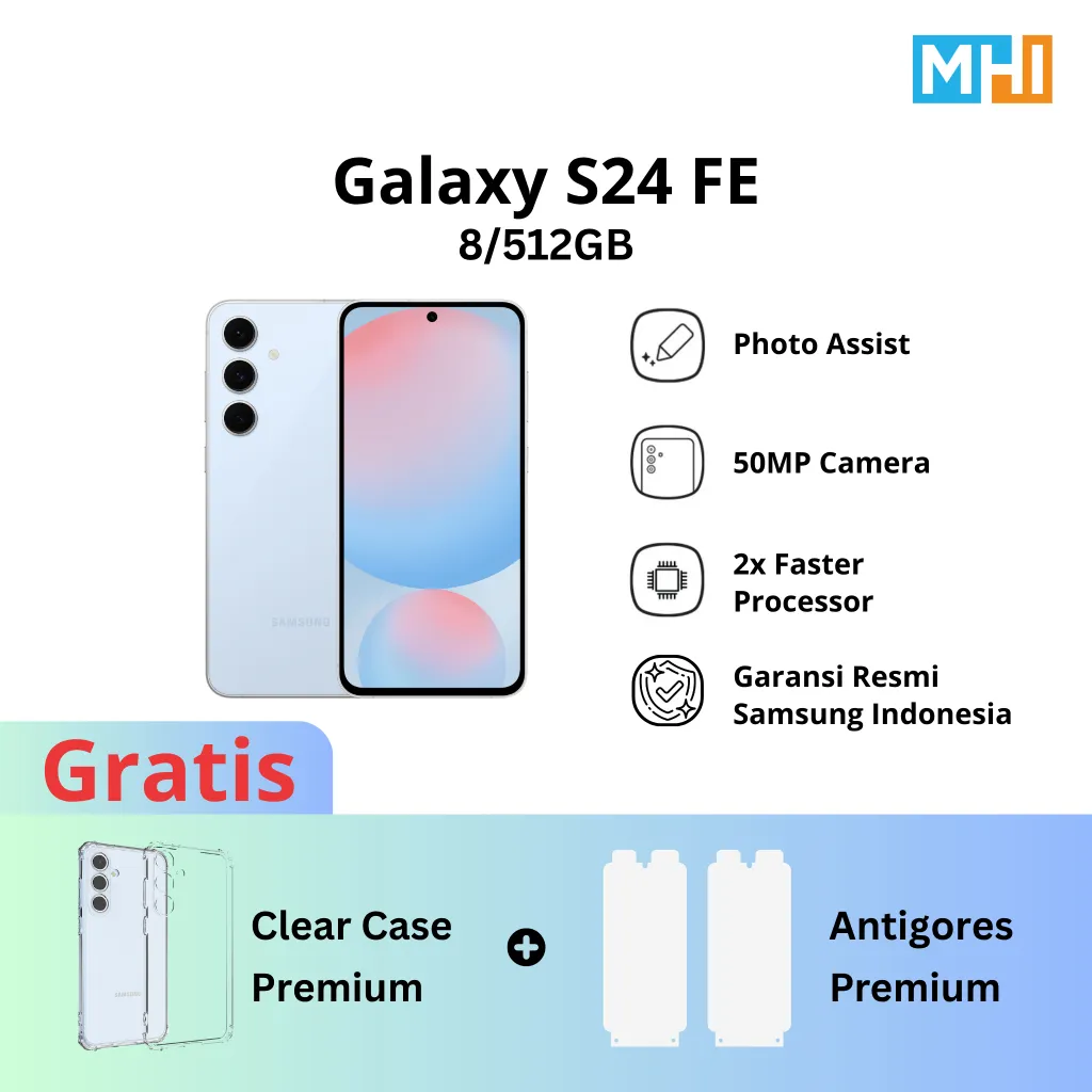 Samsung Galaxy S24 FE, Smart AI, Kamera 200MP