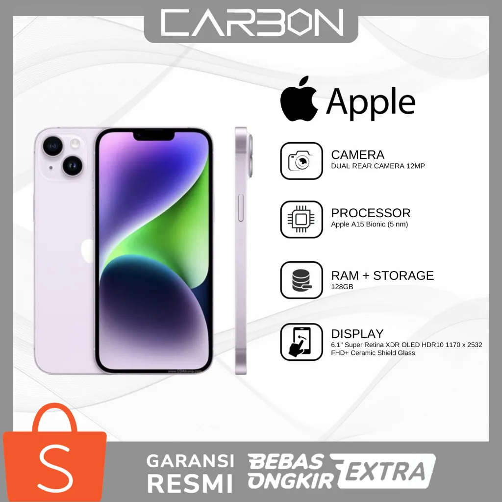 Apple iPhone 14 128GB Garansi Resmi Indonesia