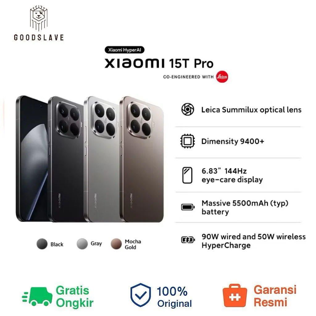 Xiaomi 15T Pro 5G 12/512 Garansi Resmi