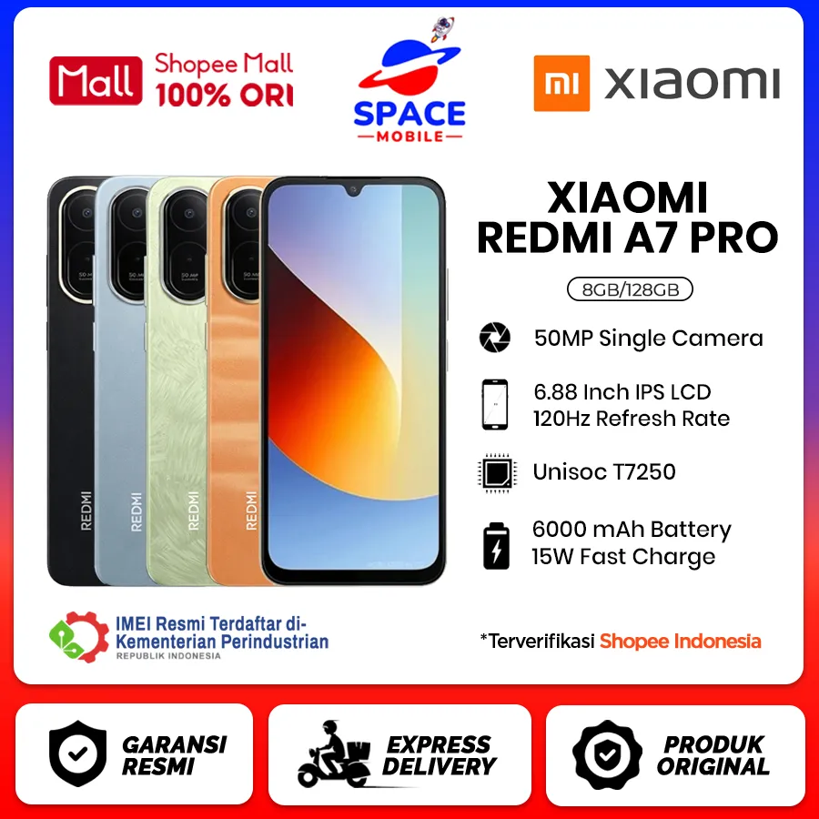 Xiaomi Redmi A7 Pro [4GB+128GB] - Garansi Resmi 1 Tahun
