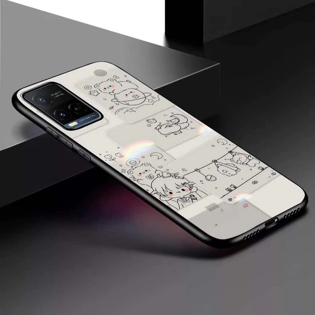 [N278]VIVO Y21/Y21S SOFTCASE GLOSSY KILAU FOR ALL TYPE SMARTPHONE SAMSUNG - REALME - XIAOMI - REDMI - OPPO - VIVO - IPHONE - INFINIX - POCO - ITEL