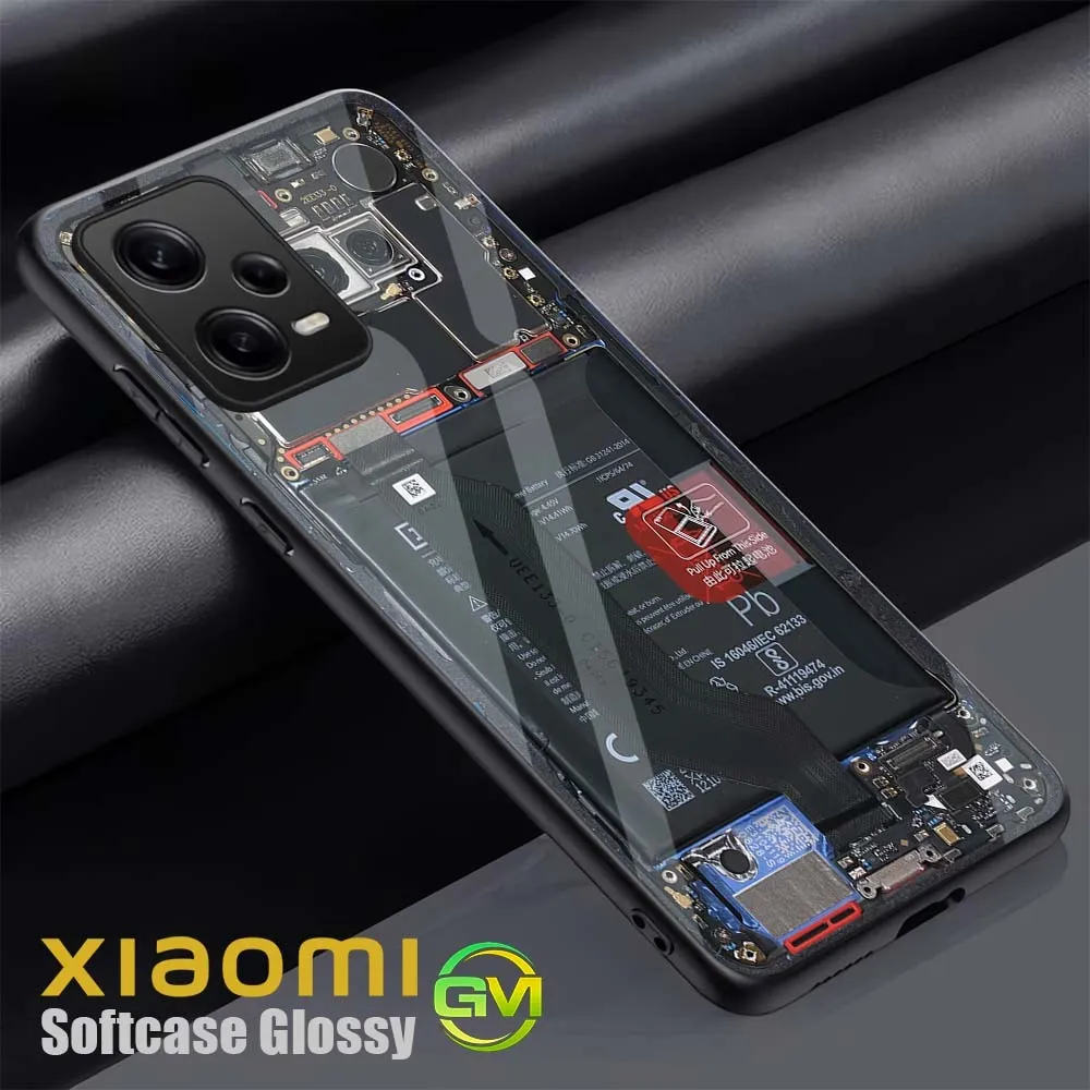 Softcase Glossy Redmi Note 12 Pro 5G | 12 4G | Poco F5 | X5 | X5 Pro |GM47| Case Xiaomi RedmiNote | Casing Kesing Silicon Hp Silikon Pelindung Smart Cover Machine Mesin Ip