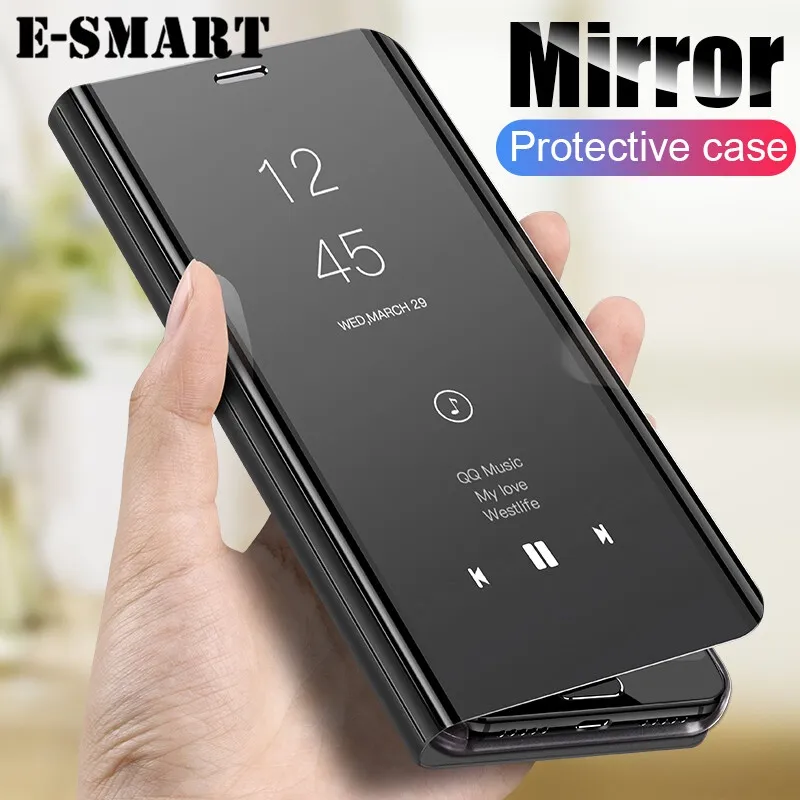For Redmi 13C 13 Note 13 Pro Xiaomi Poco F6 Pro Redmi A5 /Poco C71 Mirror Flip case casing Leather Phone Cover For Xiaomi Poco M6 Poco X6 Pro Smart Glossy Smart Mirror Casing