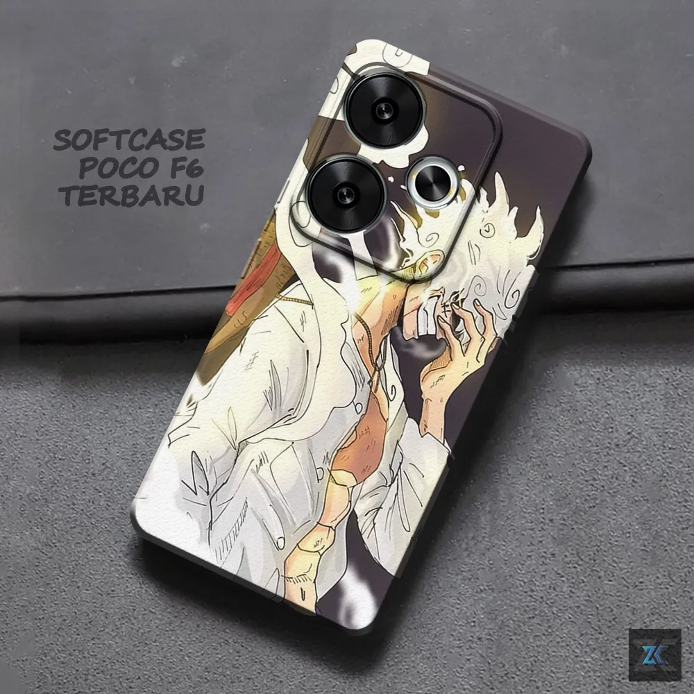 (GM22) Softcase POCO F6 TERBARU | Aestetic Softcase Premium | Kesing Soft Keren | Softcase Pro Camera | Case Bahan Lentur | Pelindung Smartphone One Piece