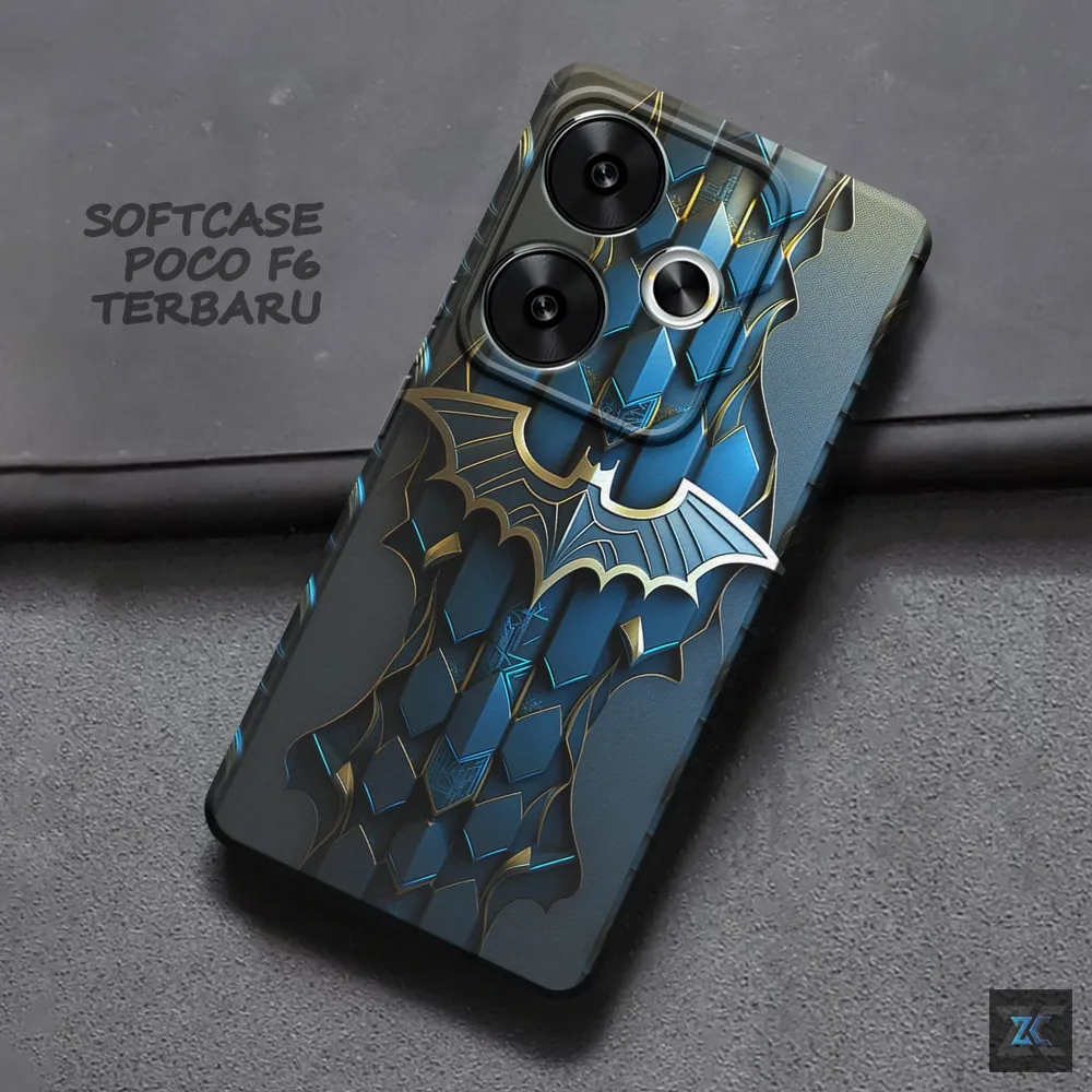 (GM03) Softcase POCO F6 TERBARU | Aestetic Softcase Premium | Kesing Soft Keren | Softcase Pro Camera | Case Bahan Lentur | Pelindung Smartphone Abstrack Machine