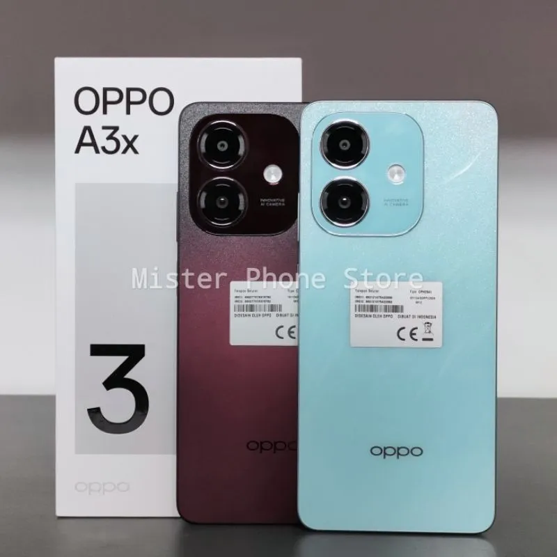 Oppo A3x 4/64 | 4/128 | 6/128 GB Garansi Resmi Indonesia Original Second Bekas