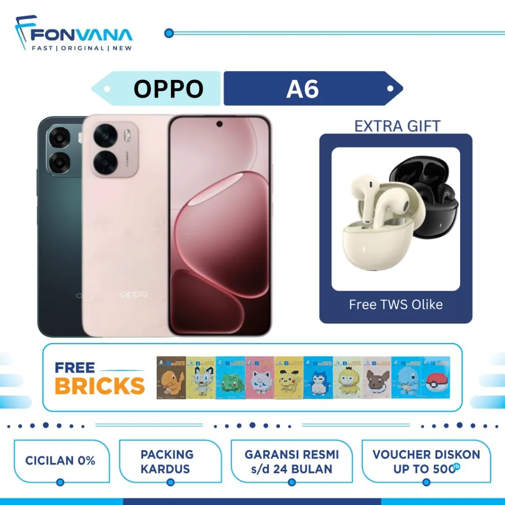OPPO A6 Snapdragon 685 Streo Speaker SMARTPHONE Garansi OPPO Indonesia 1 TAHUN