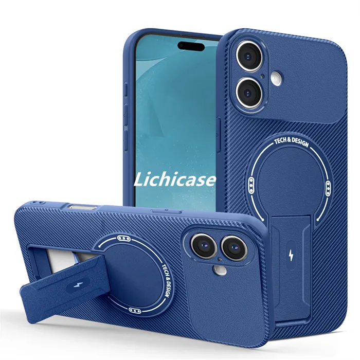 CASE VIVO V60 5G / V60 LITE 4G-5G / V50 LITE 4G-5G CARBON MAGNETIC KICKSTAND CASING HP / PELINDUNG SMARTPHONE