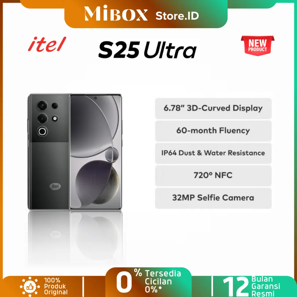 Itel s25 Ultra Ram  (8/256) - (8/128) GB Garansi Resmi Vir*l Smarphone 100% ORIGINAL