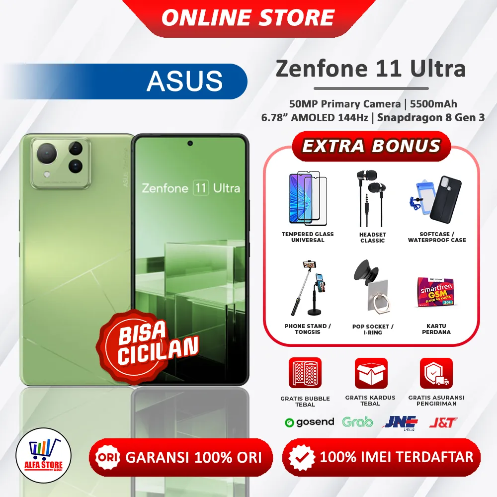 Asus Zenfone 11 Ultra 5G RAM 16/512GB - 12/256GB Garansi Resmi Asus