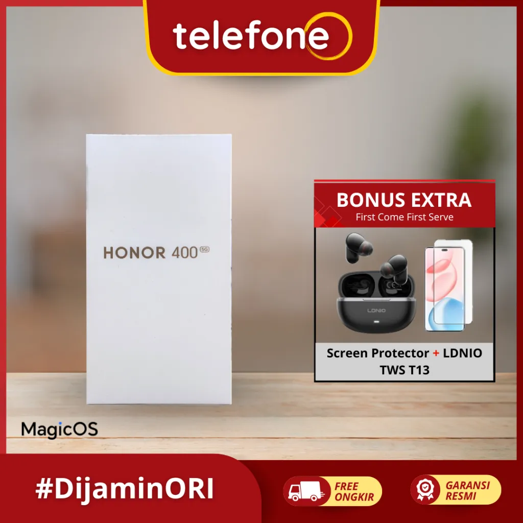HONOR 400 5G Smartphone RAM 12GB+512GB 6.55"AMOLED l 200MP Ultra-Clear AI Main Camera I Next Gen AI Imaging Garansi Resmi