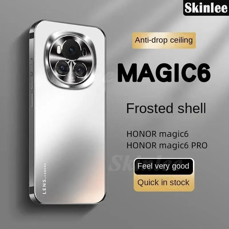 For Honor Magic 6 5 4 3 Pro 400 Lite Smart X7D X9D case sense of Luxury Ultrathin metallic Frosted Camera Protection Hybrid Rugged For Honor Magic 6 5 4 3 Phone Casing