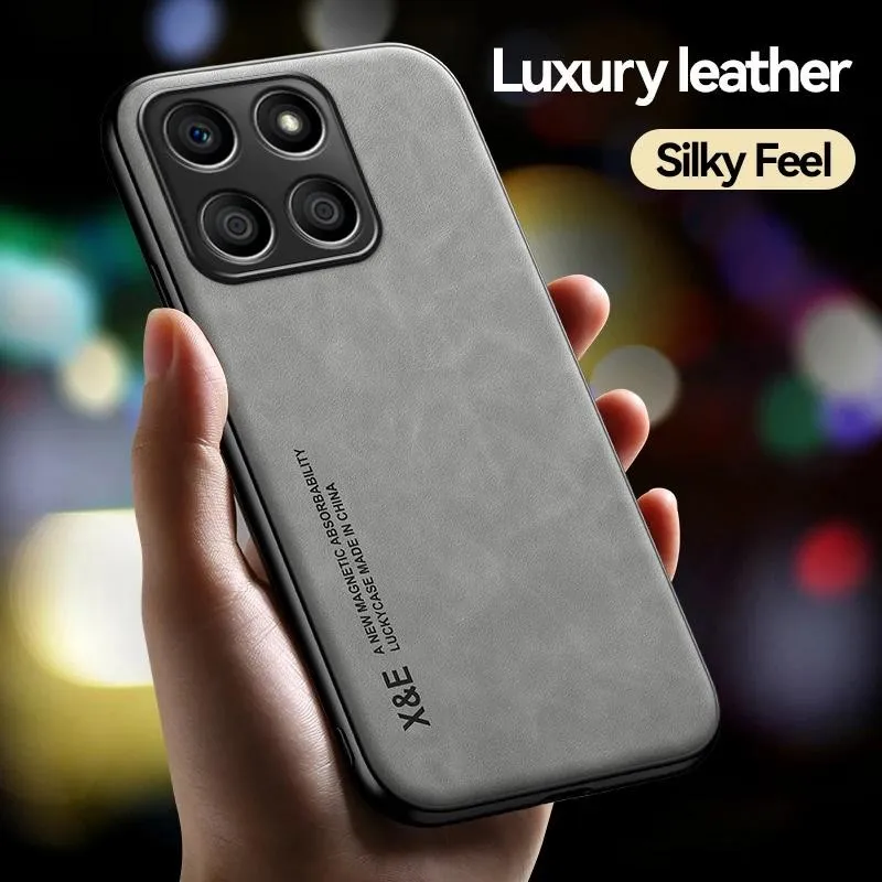 New Phone casing Honor X8B X8A X8 Honor X8 5G HonorX8 A B 400 Smart X7D Back cover Goatskin plush ultra-thin magnetic bracket holder full protection Phone cases