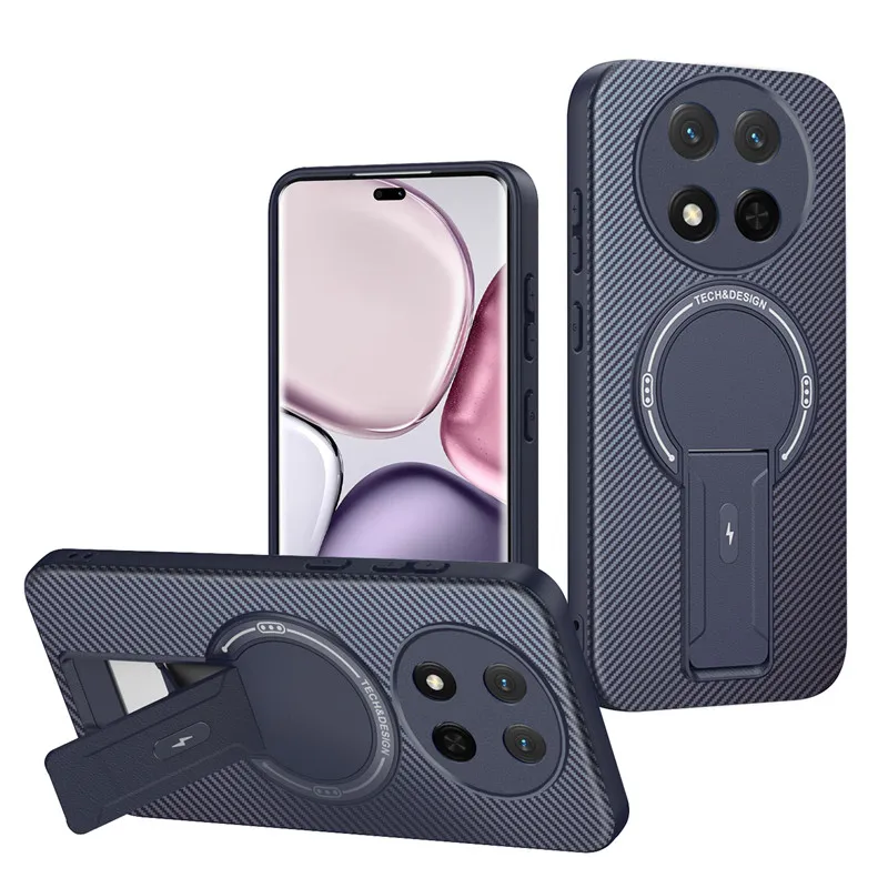 Phone cover For Honor X6C X9A X9B X9C X5C Plus X9D Huawei P80 Ultra Mate 80 Pro case shell Innovative with Wireless Charging Stand Function Multiple Color Options for Honor X9C Smart Cases Casing