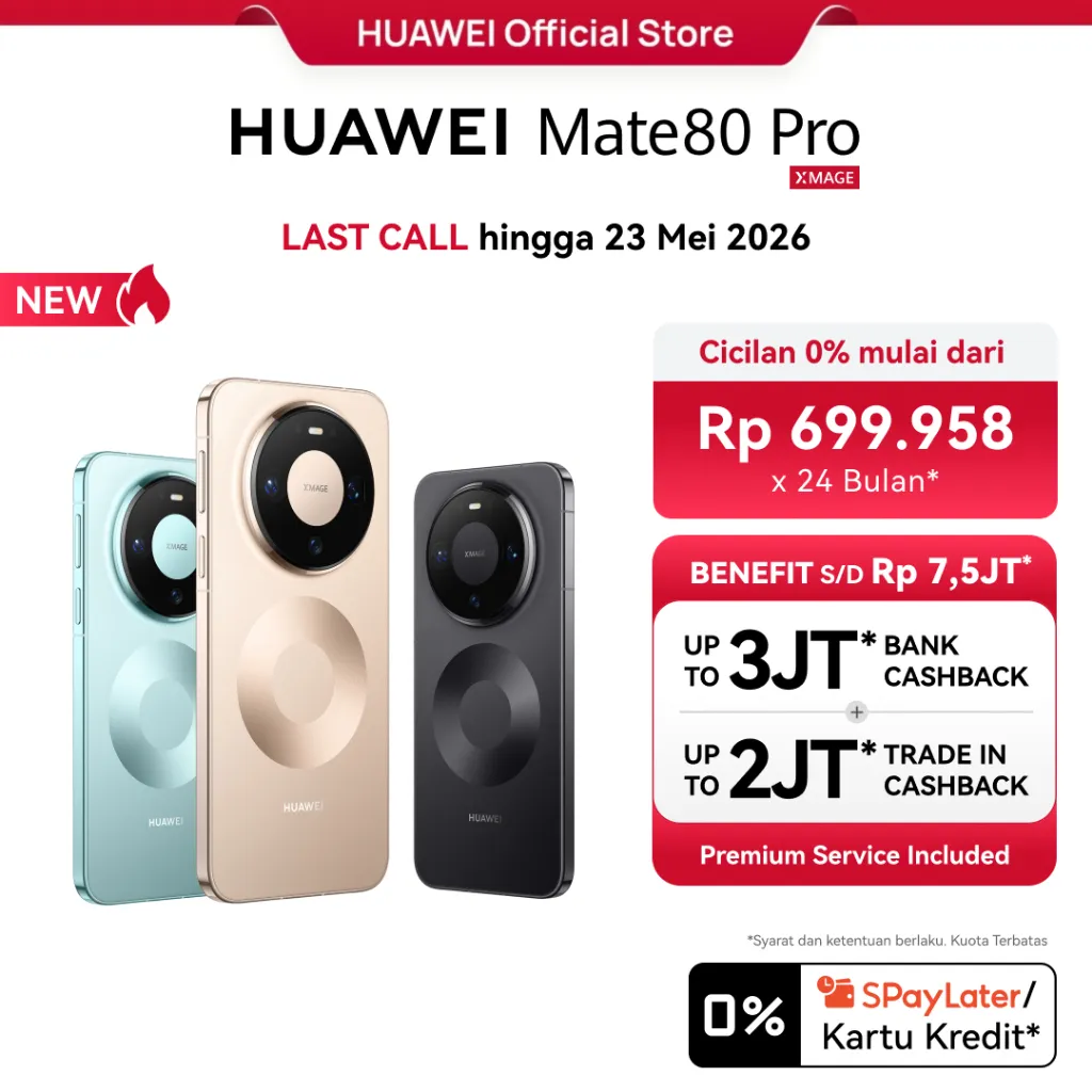 [LAST CALL] HUAWEI Mate 80 Pro Smartphone 16+512G l True-to-Colour Camera 2.0 l 2nd Gen Kunlun Glass l Smart AI | 100W