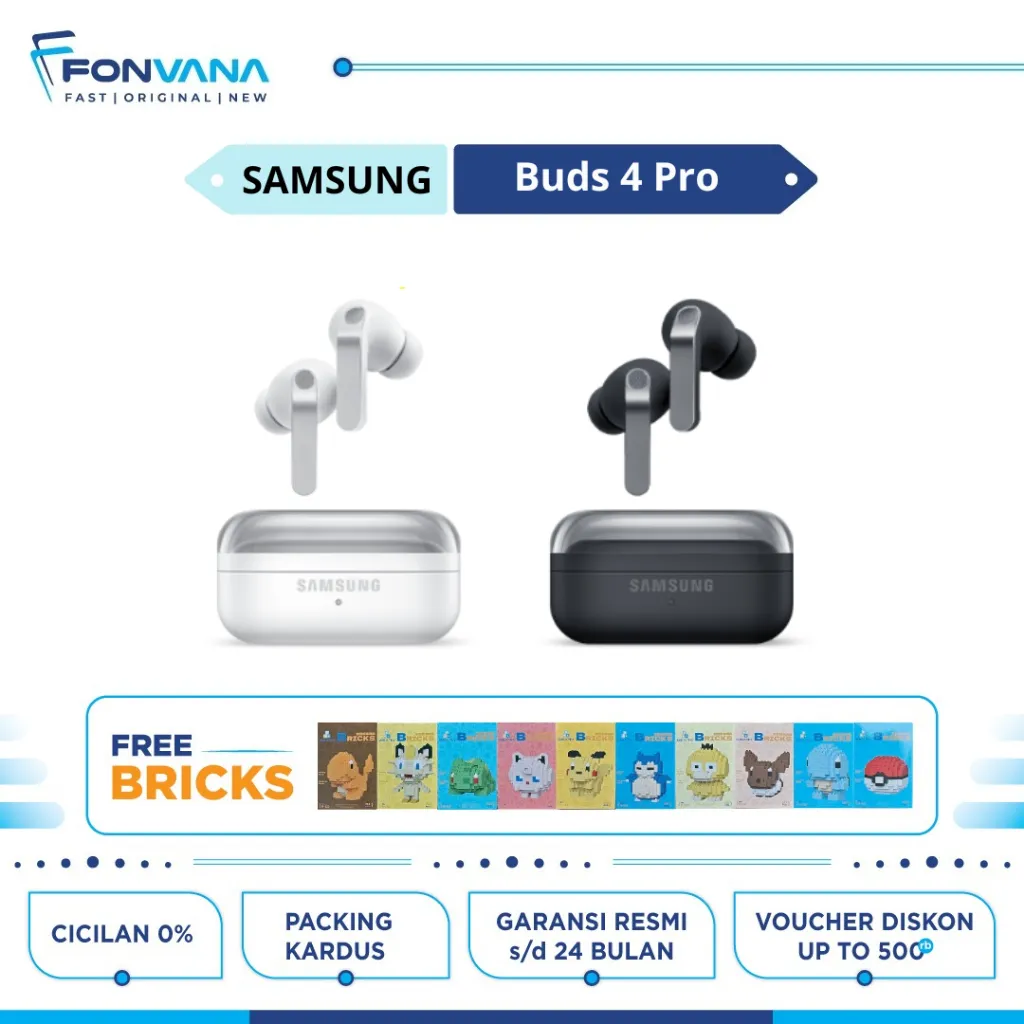 Samsung Galaxy Buds 4 Pro ANC, Water Resistance IP58 | Garansi Resmi Samsung Indonesia 1 Tahun