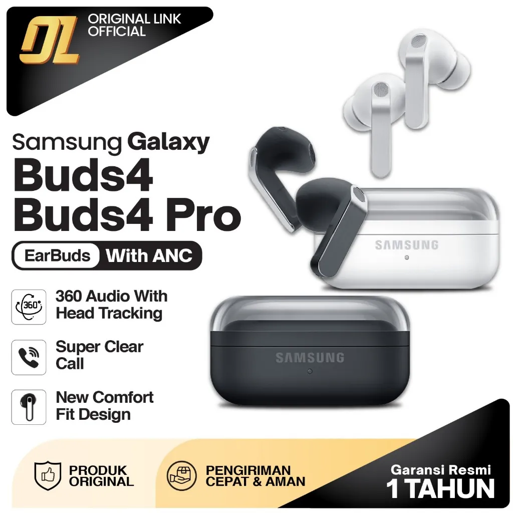 Samsung Galaxy Buds 4 Buds4 Pro with ANC Wireless Earphone Headset Bluetooth TWS Original