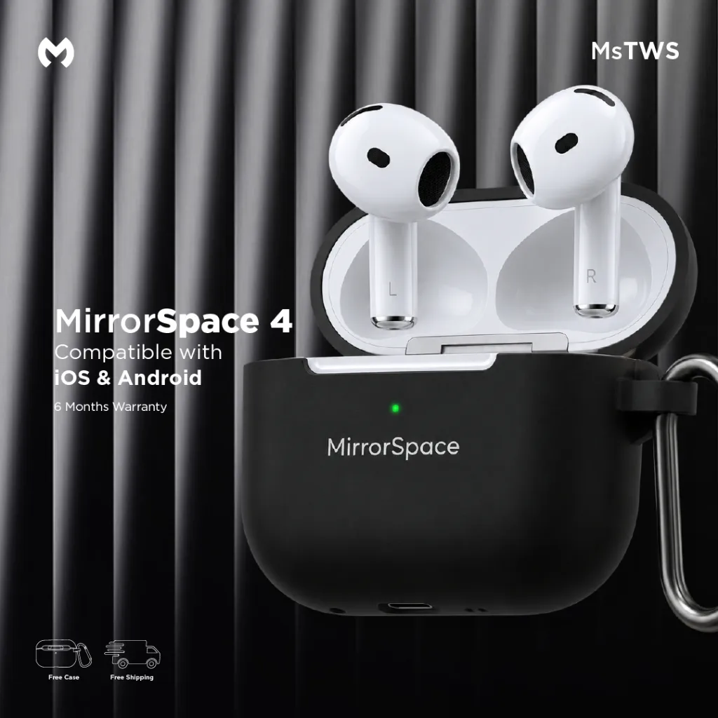 Ms Tws - MirrorSpace 4 Active Noise Cancel TWS Bluetooth