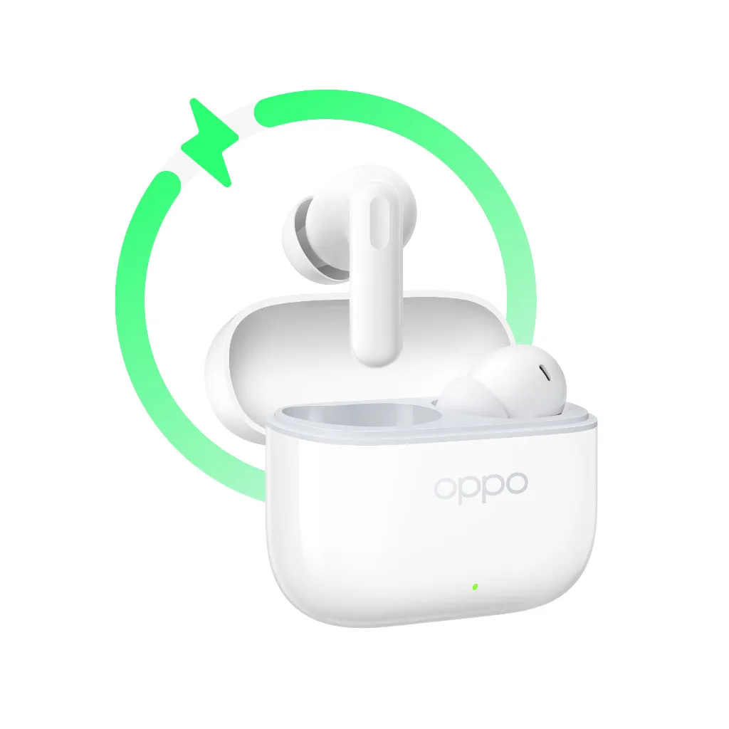 OPPO Enco Buds 3 Pro Glaze White - Garansi Resmi