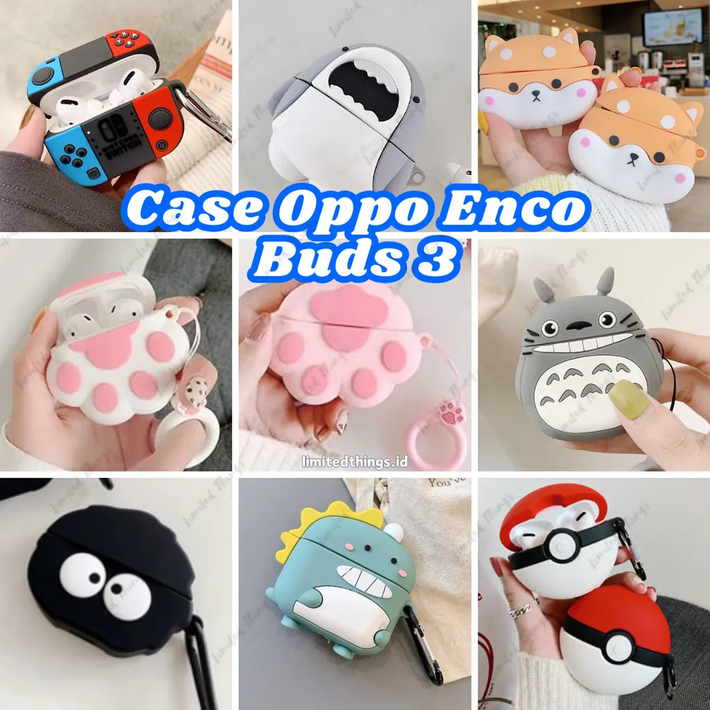 PREMIUM Case Oppo Enco Buds 3 Case Character Bluetooth Wireless